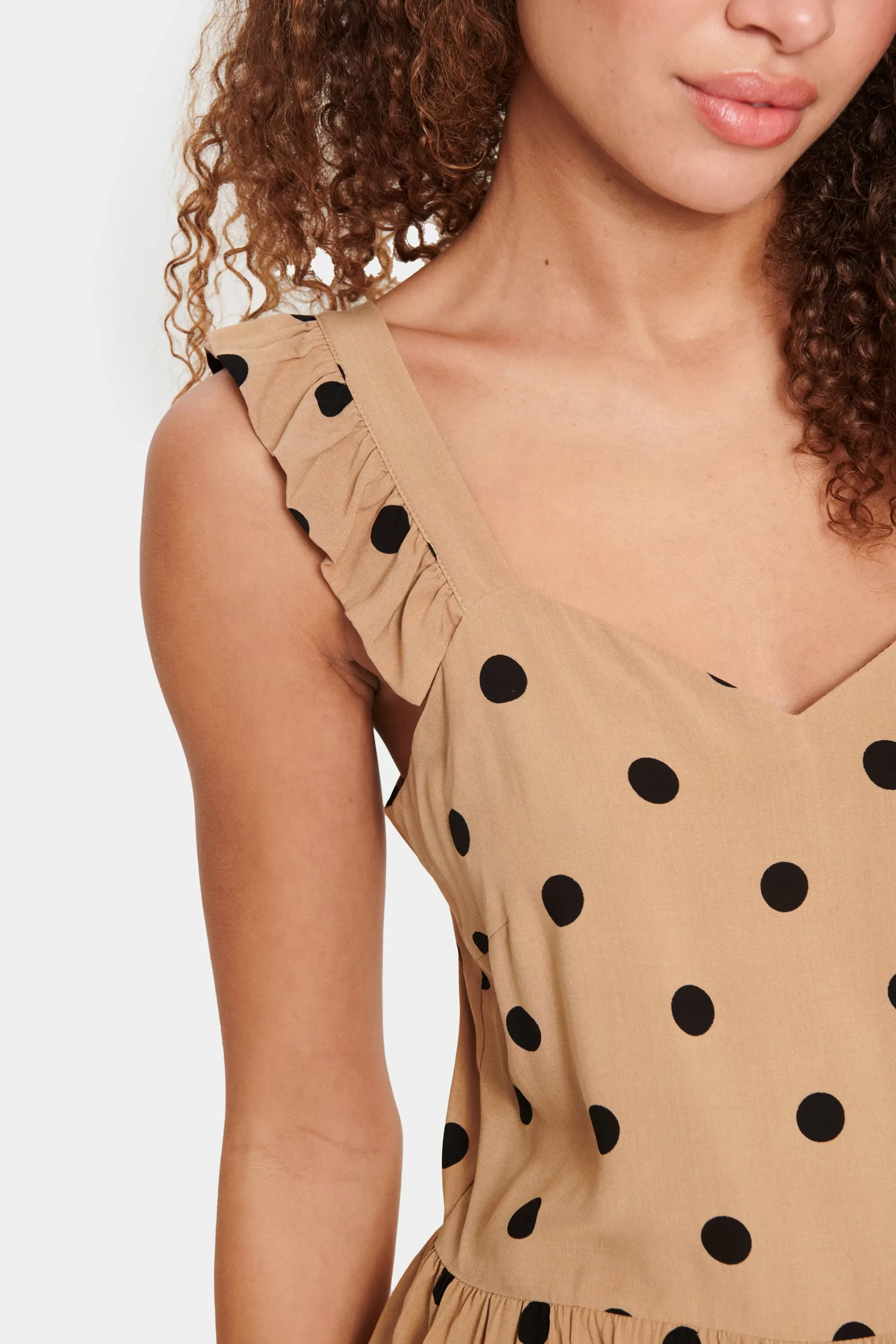 SaintTropez UdeliaSZ Top TanninBigDots Store