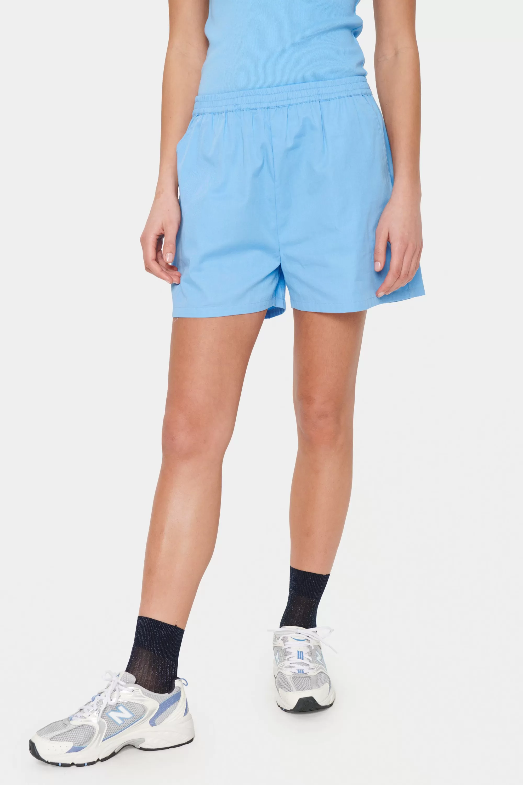 SaintTropez UfloraSZ Shorts LittleBoyBlue Cheap