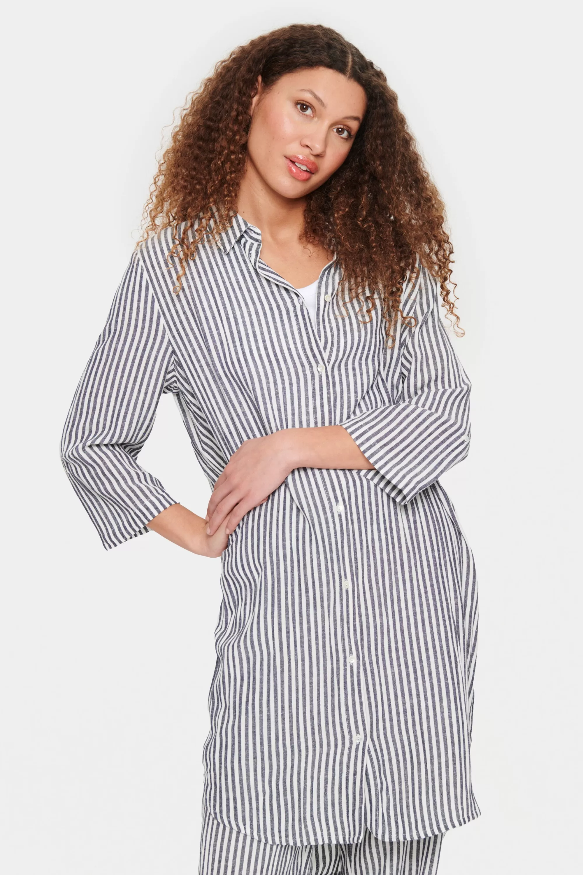 SaintTropez UlinaSZ Skjorta NightSkyStripe Best Sale