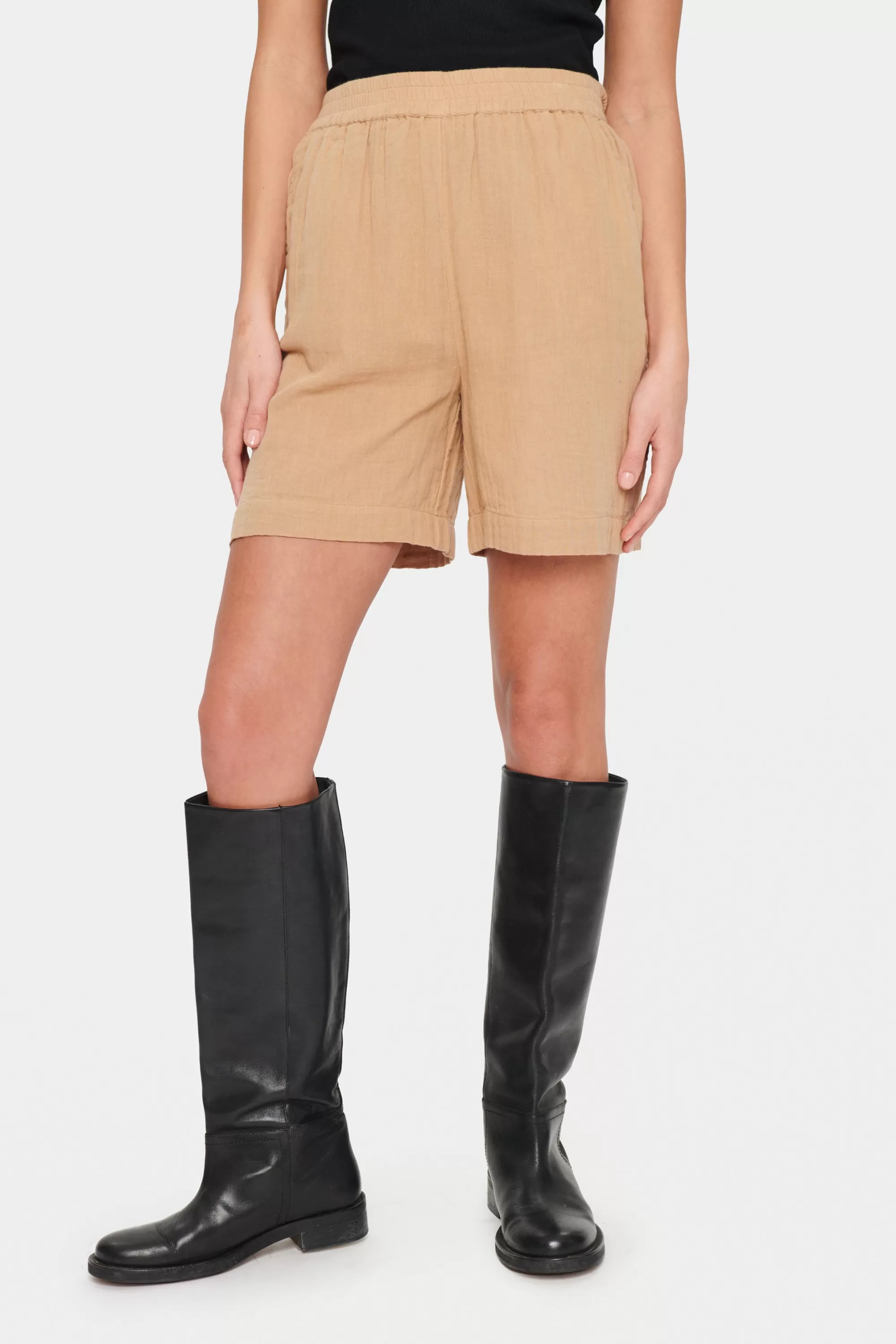 SaintTropez UlrikaSZ Shorts Tannin Sale