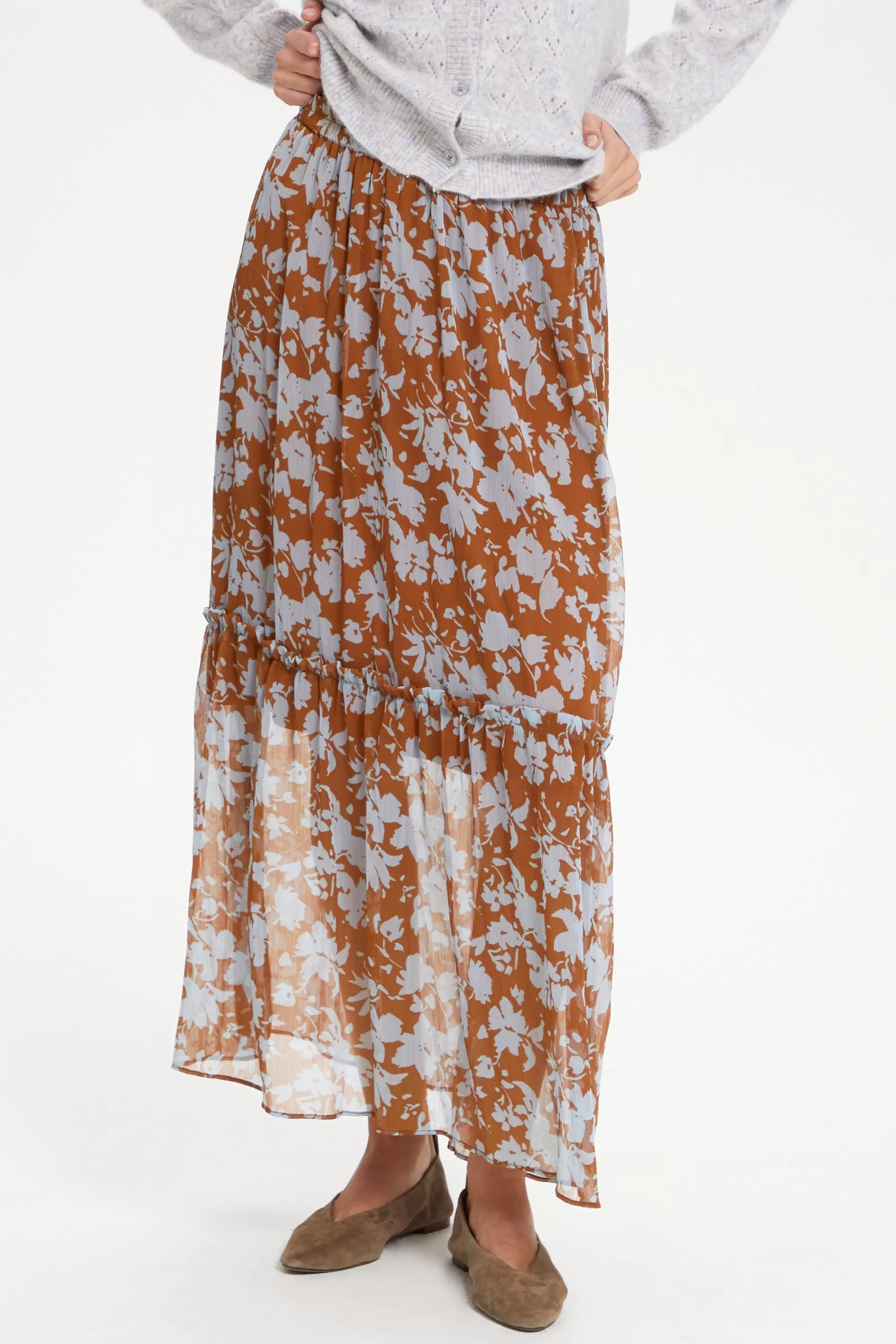 SaintTropez ValerieSZ Kjol MochaBisqueCottageCore Flash Sale