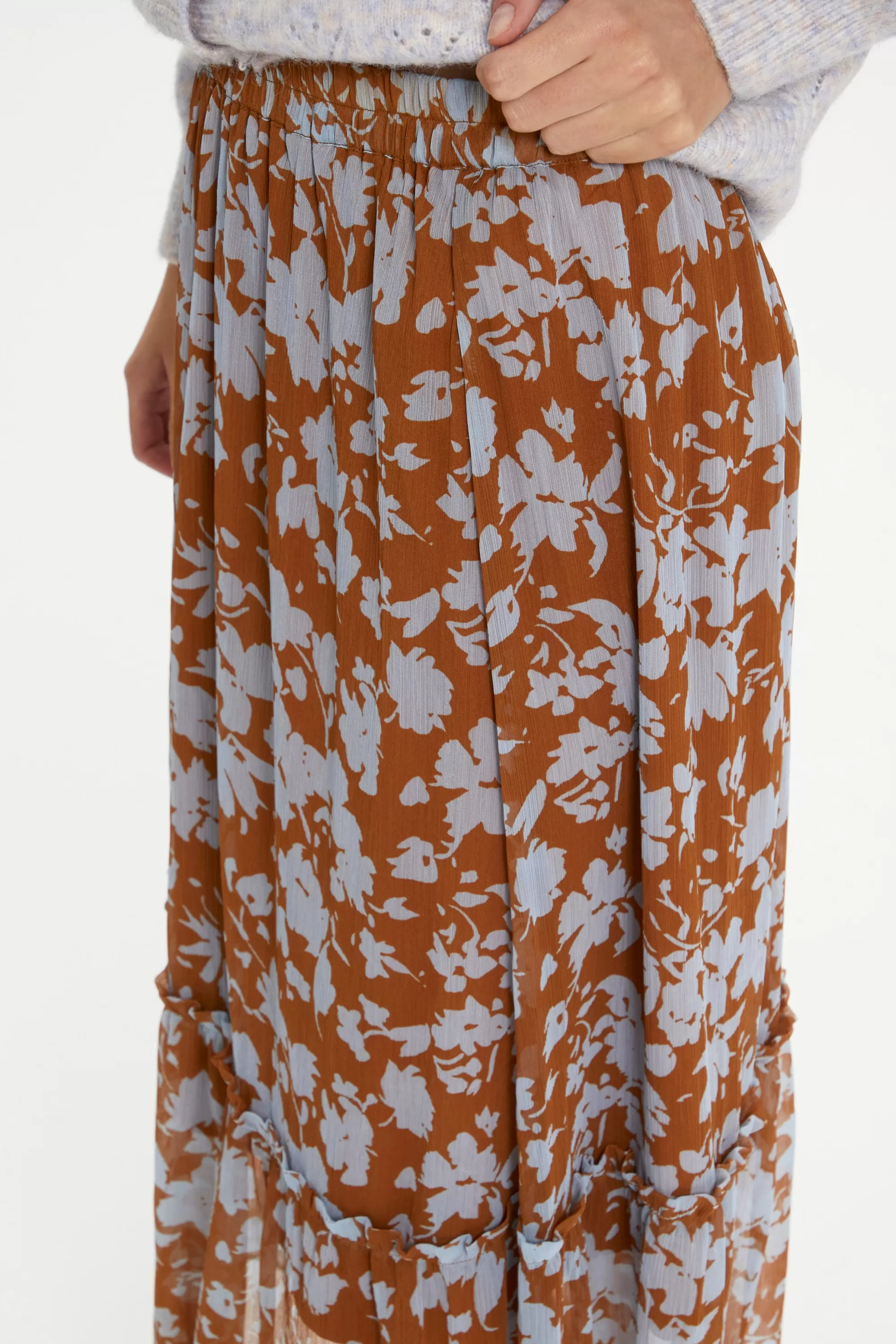 SaintTropez ValerieSZ Kjol MochaBisqueCottageCore Flash Sale