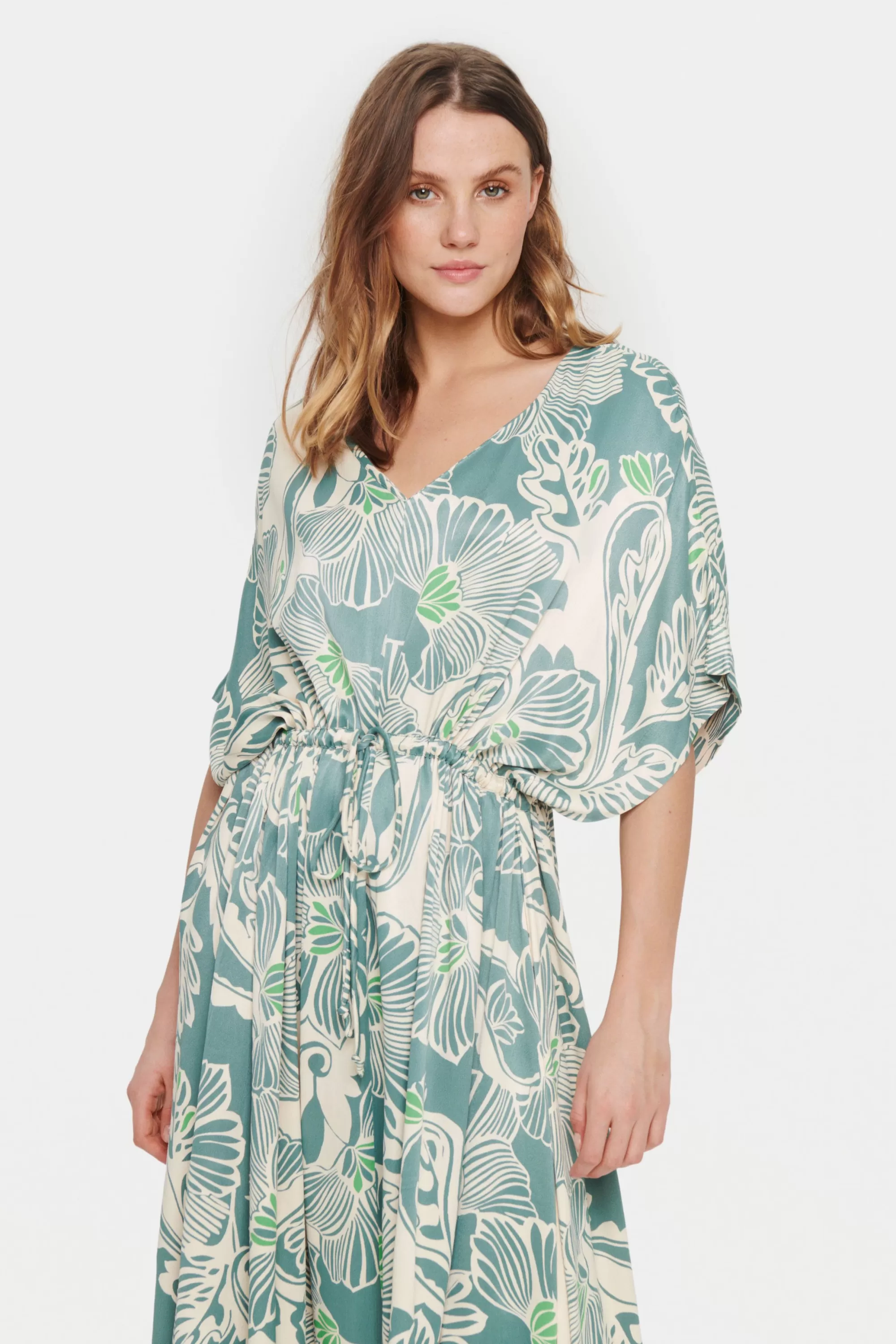 SaintTropez VaukaSZ Klänning SagebrushG.BigSoftFlower Fashion