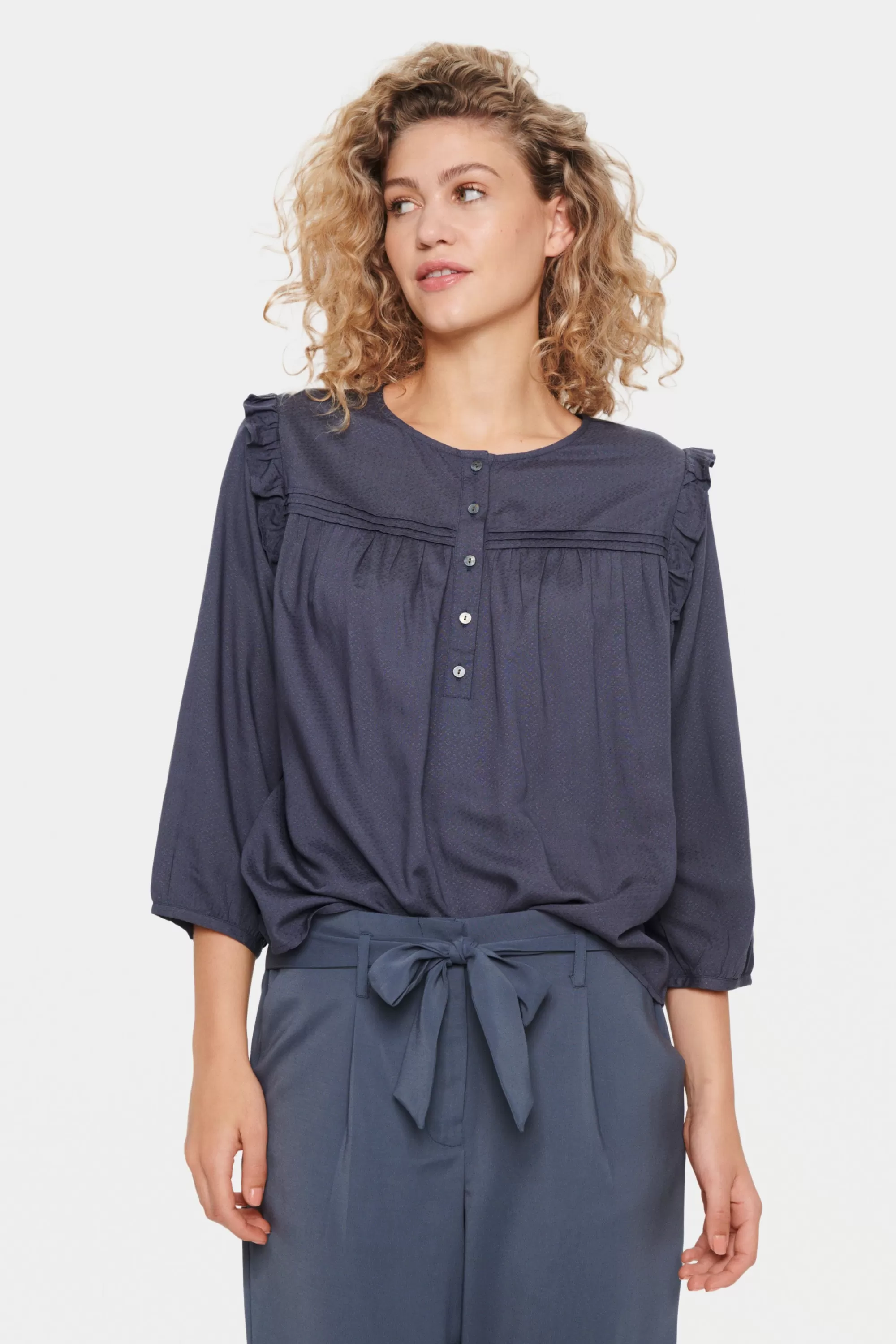SaintTropez ViviaSZ Skjorta OmbreBlue Store