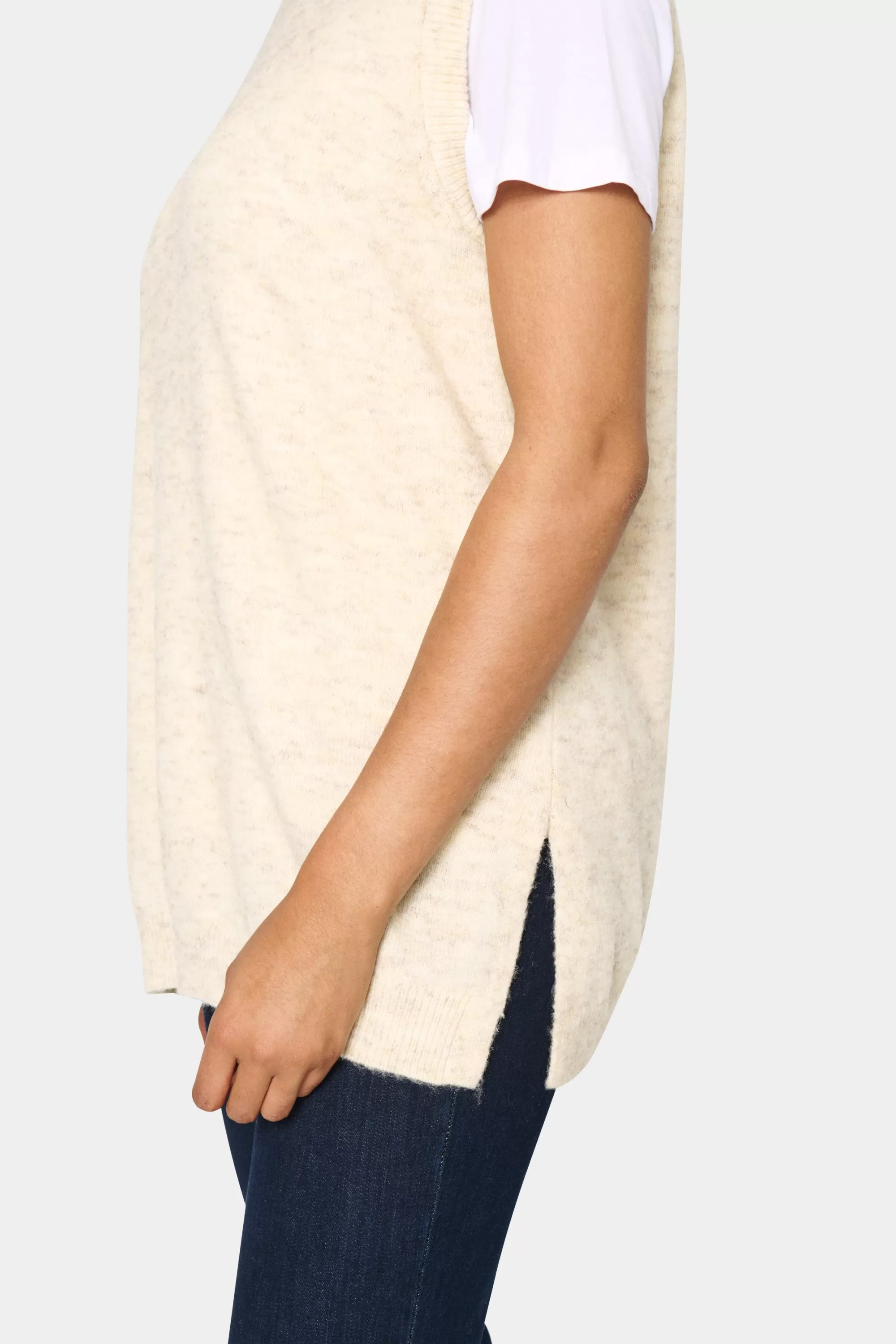 SaintTropez ZanettSZ Pullover CremeMelange Fashion