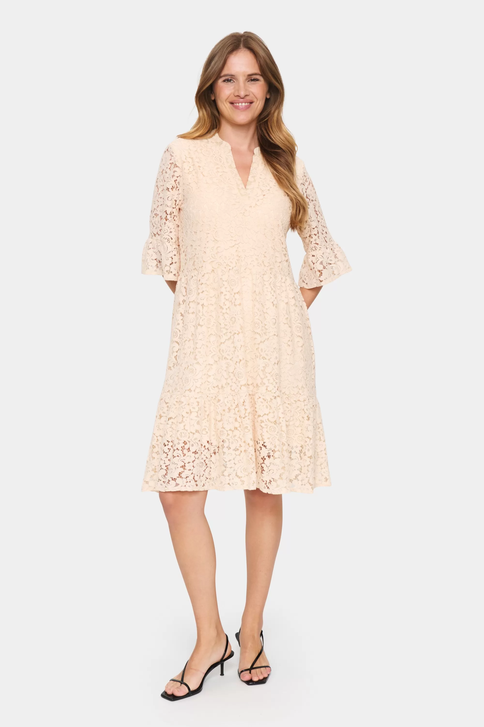 SaintTropez ZannaSZ Klänning Creme Sale