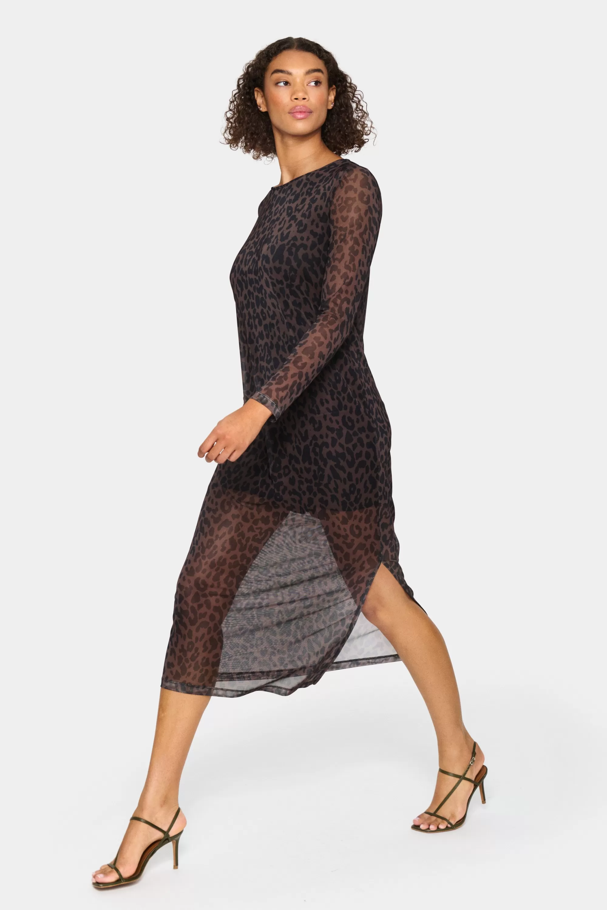 SaintTropez ZulvirSZ Leopard Klänning ChocolateBrownLeopard Best